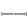 VERO STANDARD Przyłącze proste w oplocie stalowym 1/2"x1/2" GWxGW 20cm DN8 P35V